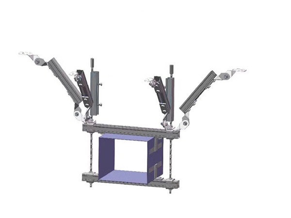 矩形風(fēng)管縱向支撐裝配